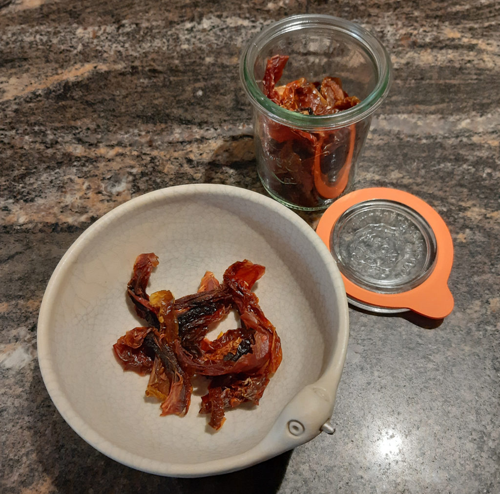 bocal de tomate séchée